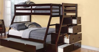 Thi công giường tầng gỗ theo mẫu yêu cầu